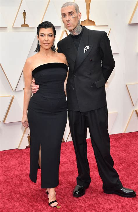 travis barker prada|Travis Barker, Kourtney Kardashian on 2022 Oscars Red Carpet.